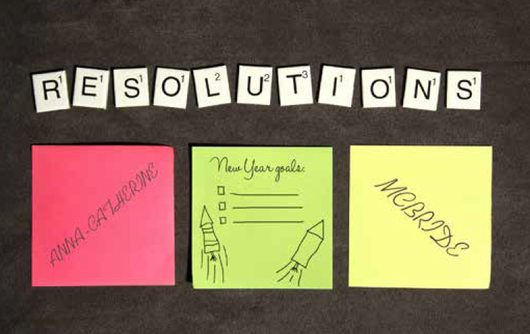 Tiles that spell Resolutions